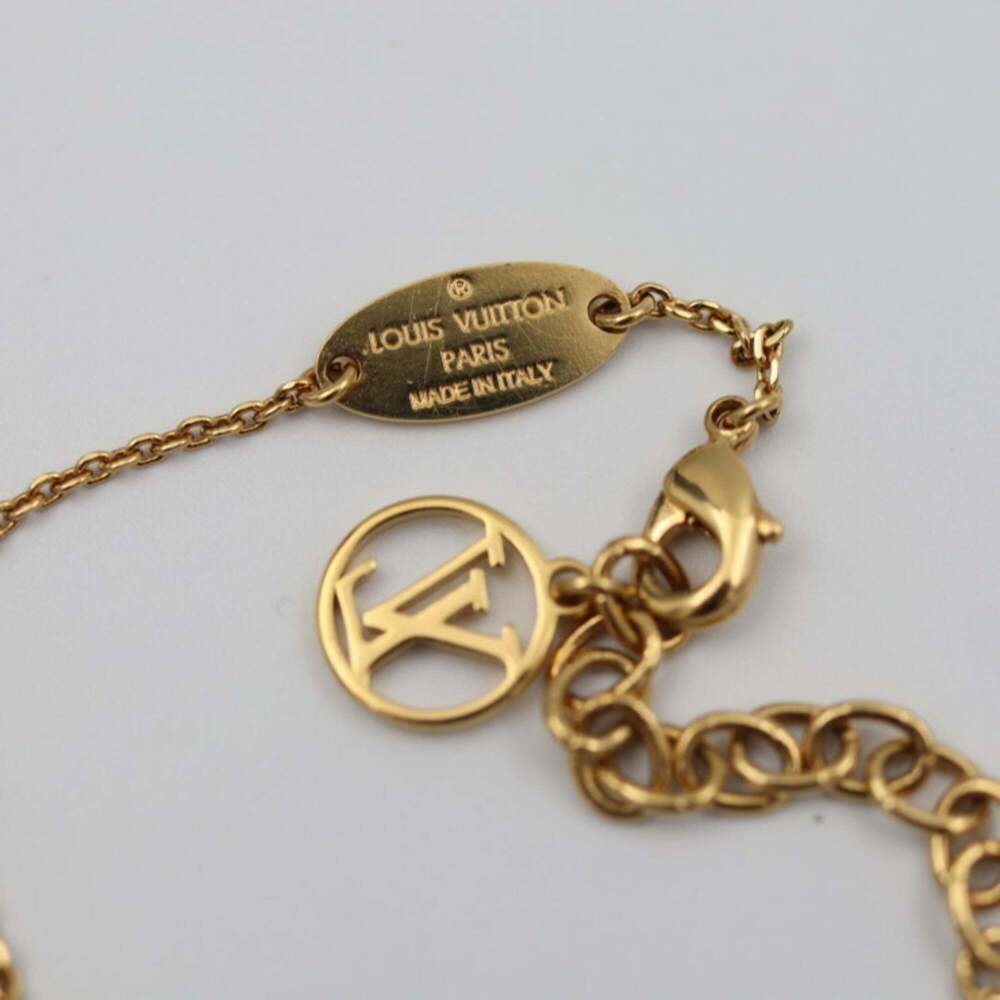 LOUIS VUITTON Gold Love Charm Bracelet - Picture 5 of 7